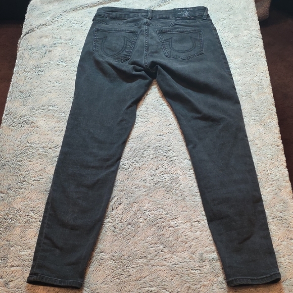 True Religion Women's Black Jeans. Size 29 - Picture 3 of 9